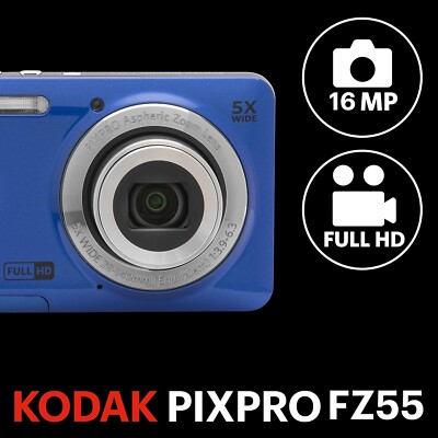 【大人気】おまけ付き KODAK PIXPRO FZ55 ほぼ未使用品 KODAK】【未使用品】コダック『PIXPRO FZ55 黒』2022年8月発売