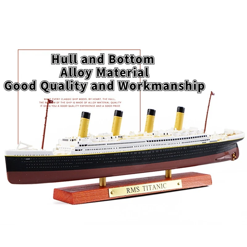1:1250 Scale Alloy Diecast Cruise Ship Model RMS TITANIC HMT OLYMPIC Ocean Liner - Image 3 of 4