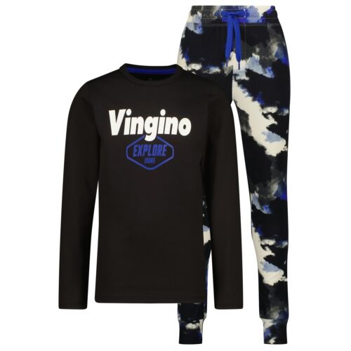 VINGINO Boys Schlafanzug WIRCON deep black Größe 134-140 SOMMER 2024 NEU - Bild 1 von 4