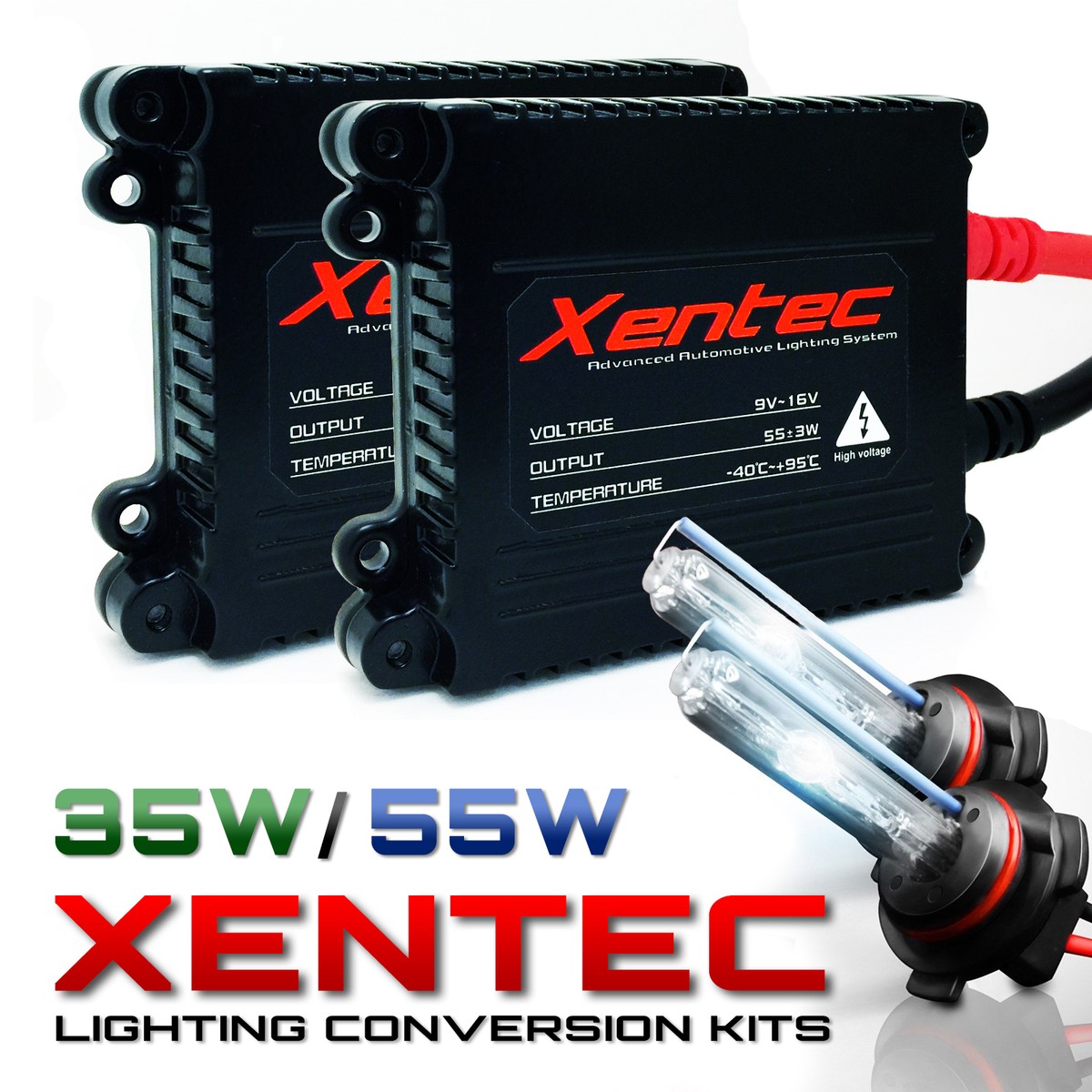Kit Xenon HID Xentec 9005 HB3 10000K Bleu Brillant 35W - Pour Feux De Croisement