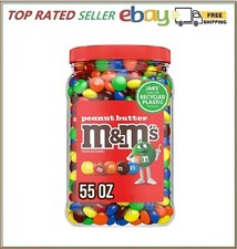 M M'S Peanut Butter Milk Chocolate Candy, 55 oz.