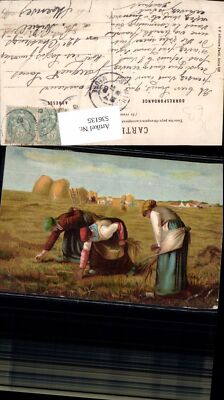 536135,Landwirtschaft Bauern Ährenleserinnen Millet Feldarbeit