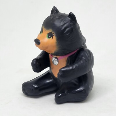 Vintage Littlest Pet Shop Zoo Honey Bear 1993 Kenner Black Bear Zoo  Wilderness