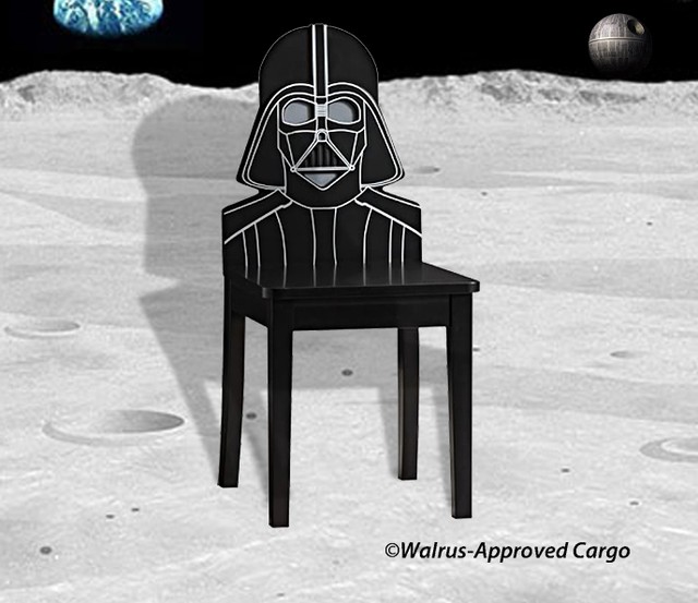 Pottery Barn Kids Darth Vader Play Chair Nib Ideal For The