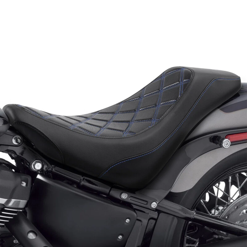 Solo Driver Seat For Harley Davidson Softail Heritage Classic Deluxe FLDE 18-Up - Image 3 of 4