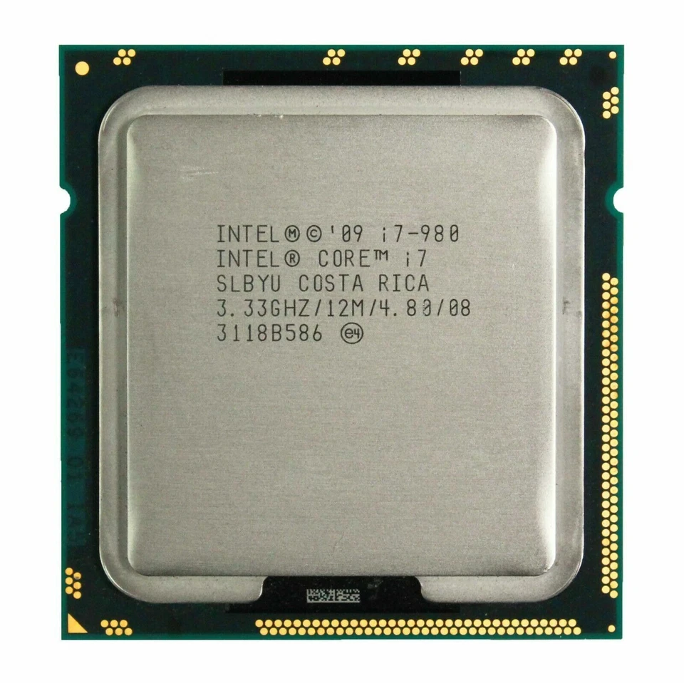 Intel Core i7-980 3.33GHz six-Core SLBYU 12M LGA 1366 Socket B CPU Processor - Image 2 of 3