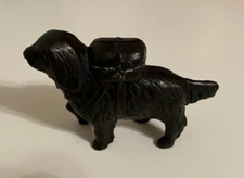 VINTAGE ANTIQUE A C WILLIAMS ST SAINT BERNARD DOG CAST IRON SMALL BANK