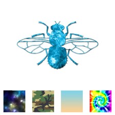 Fly Bug Insect - Vinyl Decal Sticker - Multiple Patterns  Sizes - ebn2883
