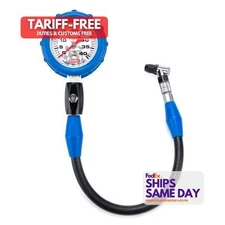 Quickcar 56-041, One Tire Gauge 40 Psi Liquid Filled Performance Racing Parts