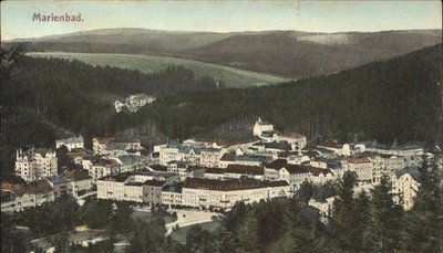 Mariánské Lázně Czech Republic Bohemia panorama Bohem