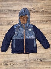 THE NORTH FACE Boys' Reversible Mount Chimbo Full Zip Hooded Jacket 4T 61226-2 
