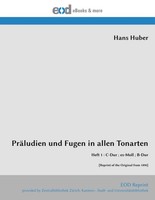 PräLudien Und Fugen Heft 1, Reprint, Notenbuch, Musik, Klavier