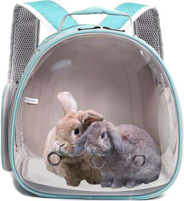 Guinea Pig Backpack Carrier, Bearded Dragon Carrier Backpack with Clear Bubble W