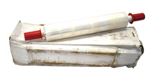Lot of 4 Rolls Cast Stretch Wrap 80 Gauge 20" x 1000' 20-34 Shipping Clear