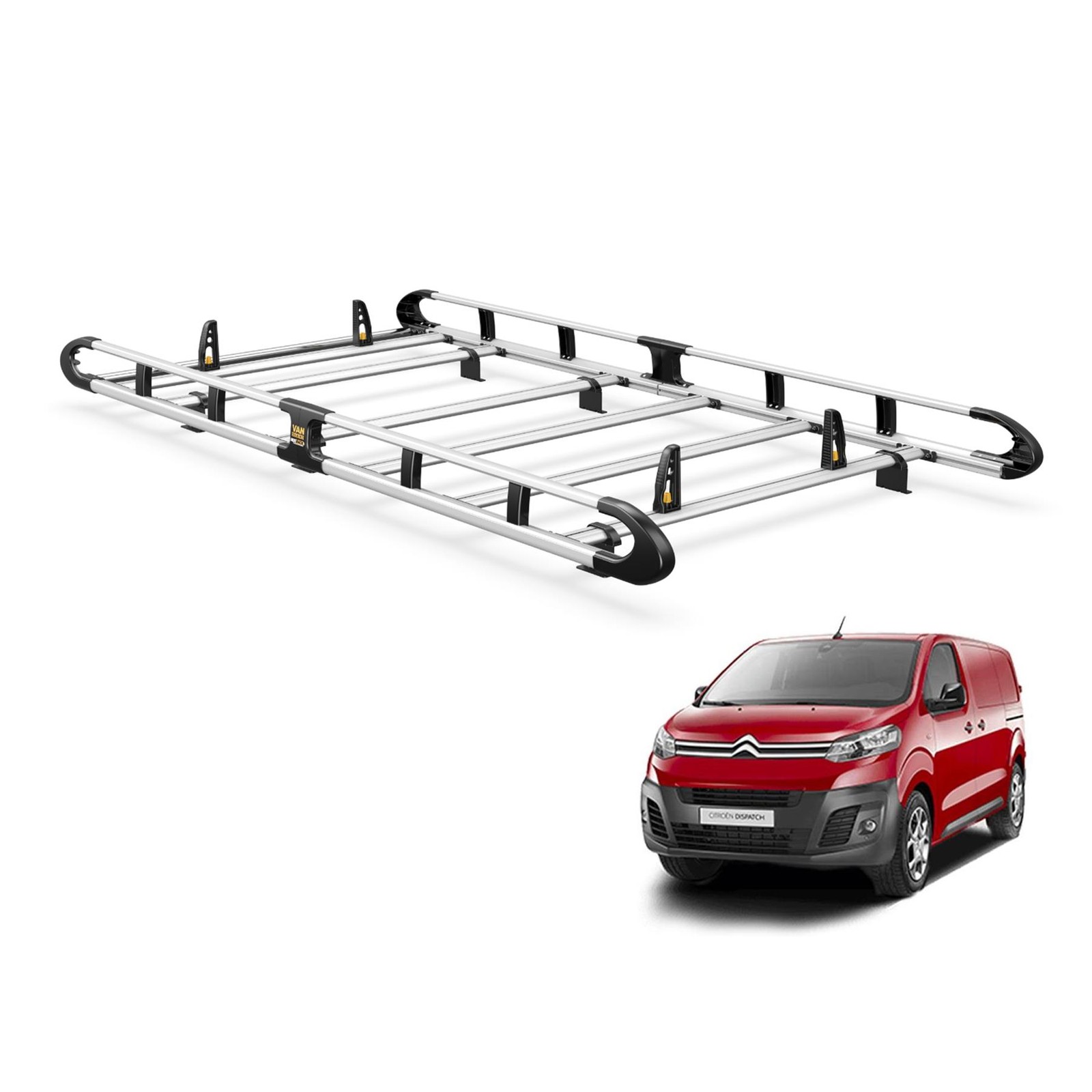 Citroen Dispatch Roof Rack for 2016+ M (L2) Models Van Guard UltiRack+