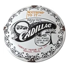 Vintage Cadillac Motor Car Co Sign - Gas Pump Plate Automobiles Porcelain Sign