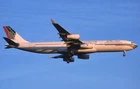 Genuine Aircraftslide/Slide Gulf Air A340-312 A4O-LE