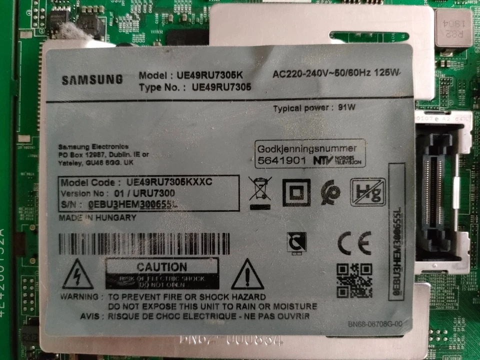 👌carte mere BN41-02703a pour tv samsung UE49rU7305K👌 - Photo 3/4