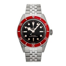 Tudor Black Bay Steel Automatic 41mm Black Dial Burgundy Bezel Watch 7941A1A0RU