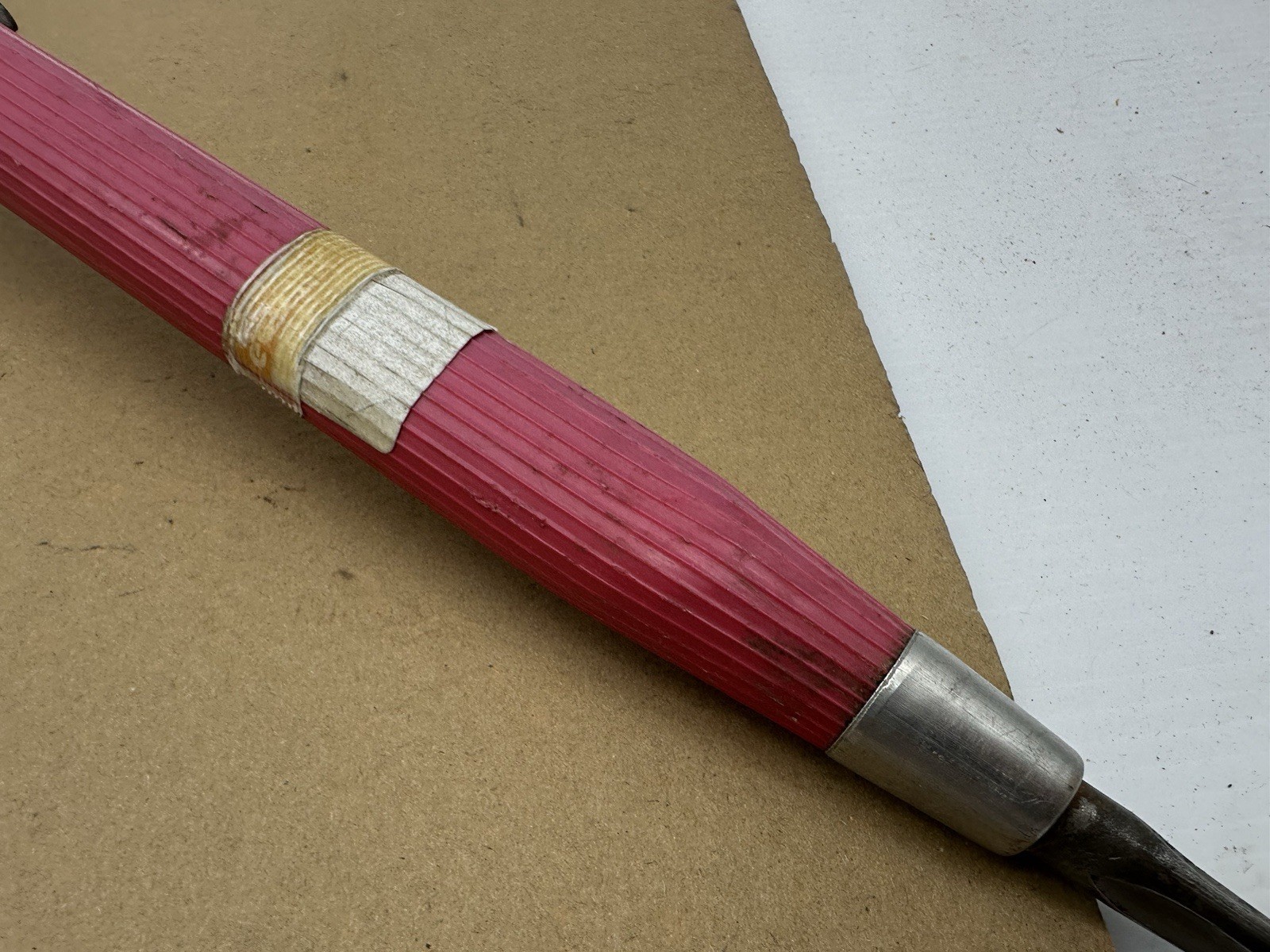 CAMP INTERALP ~ Vtg All Metal Ice Pick Hiking Camping  Axe ~ 31"x10.75"