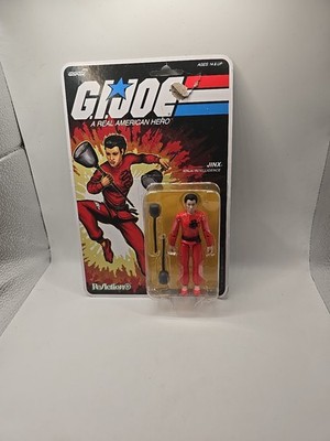 GI Joe ReAction+ Jinx Ninja /Intelligence Action Figure New