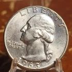 1963 Washington Quarter BU Uncirculated Mint State 90% Silver 25c US Coin