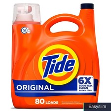 Laundry Detergent Liquid 105 FL OZ 80 Loads Original Scent Concentrated