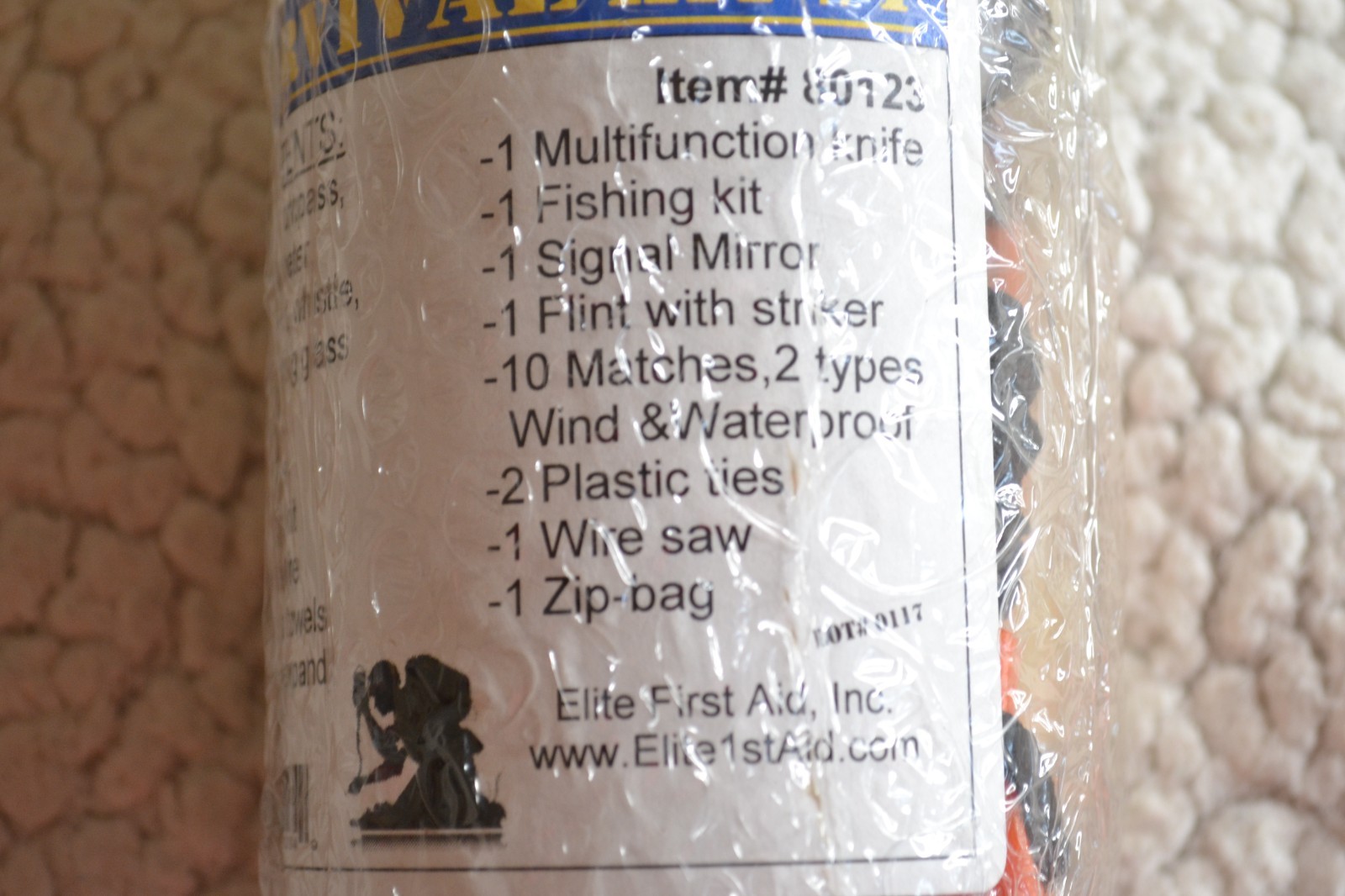 ELITE FIRST AID Survival Kit #1 BRAND NEW & SEALED w/ 28 ITEMS #80123