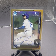 2015 Bowman Chrome Darnell Sweeney 1st Bowman On Card Auto Gold /50 ***Scratches