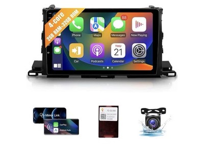 Leadfan Car 12 Radio For Toyato Highlander 2014-2019