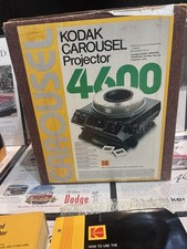 Kodak Carousel 4600 Slide Projector w/ Remote Stack Loader  Tray  Manual