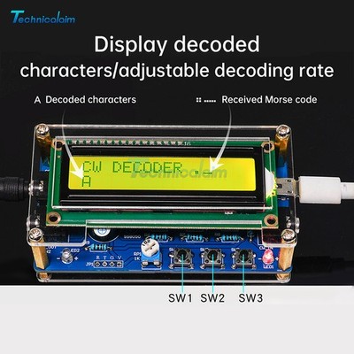 DC 5V CW Morse Code Decoder Circuit Board Welding Practice DIY Electronic Kit
