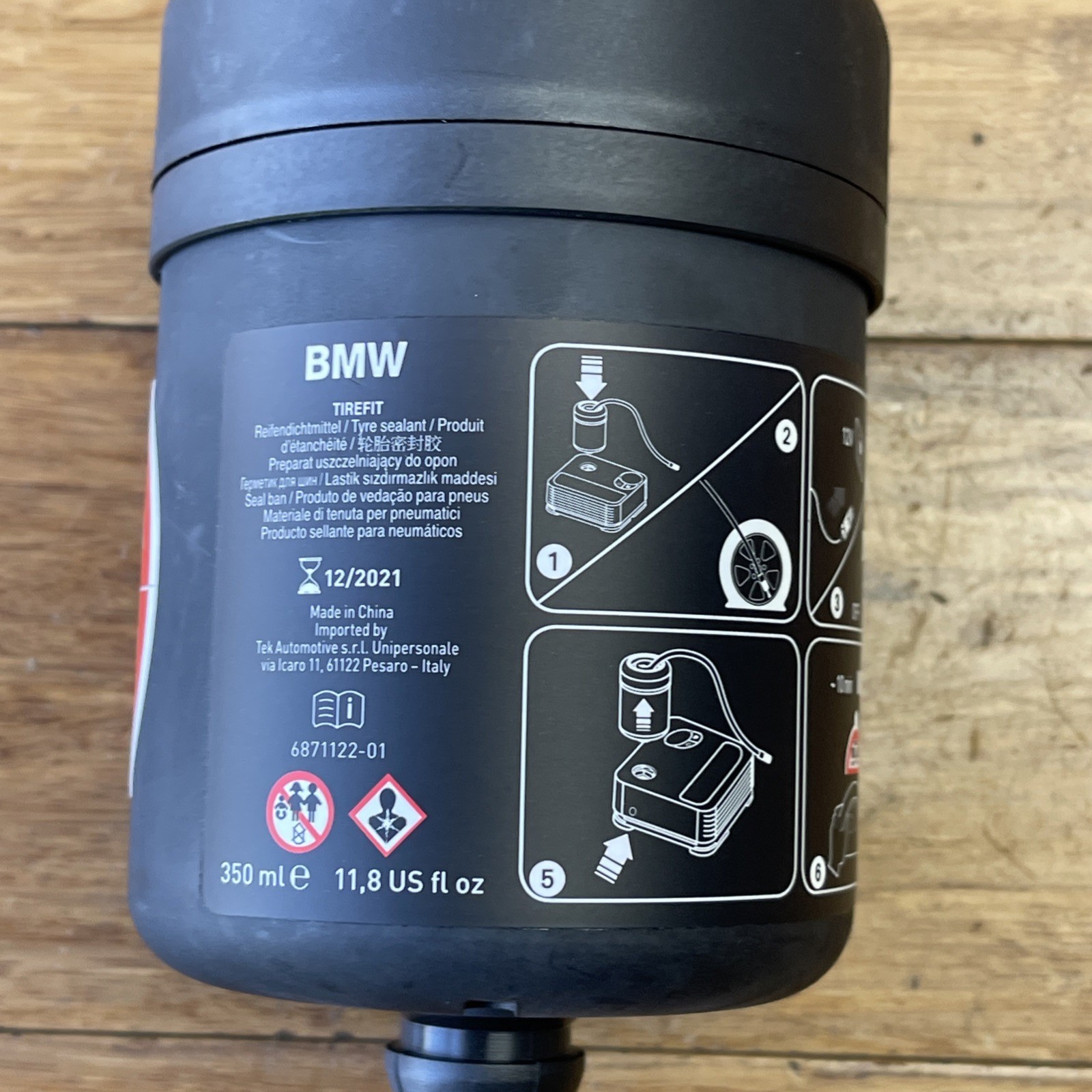 2015-2025 BMW i8 I12 Tire Wheel Air Compressor Pump W/ Sealer Set Of 2 OEM