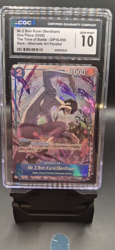 Mr.2.Bon.Kurei(Bentham) (Alternate Art) graded CGC 10 for sale on eBay