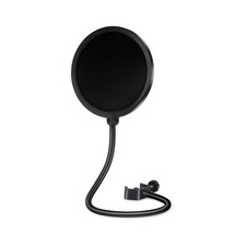 Microphone Pop Filter for Blue Yeti and Other Mics, Dual Layered Wind Screen ...