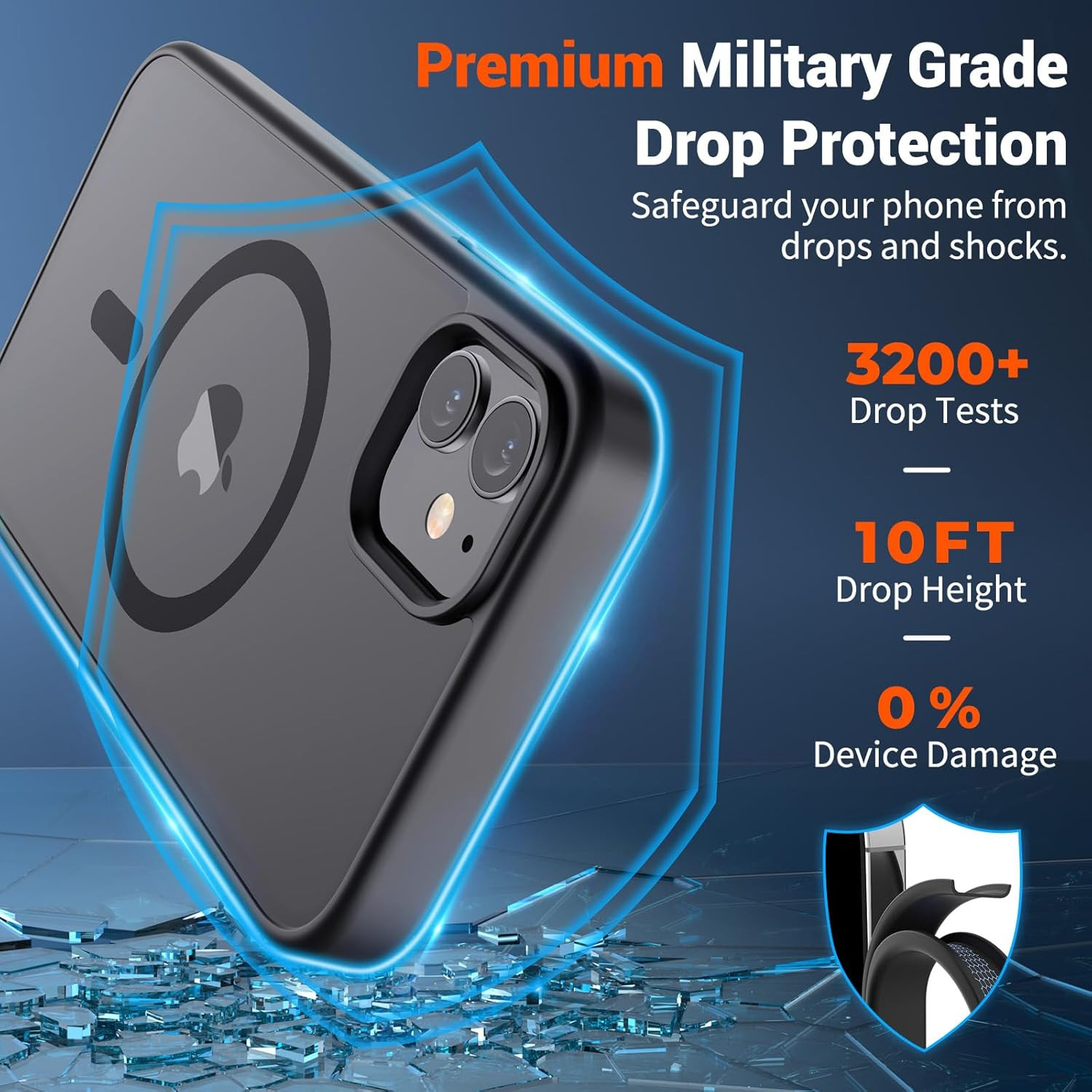 Magnetic for Iphone 11 Phone Case(Compatible with Magsafe)(Military Grade Drop P