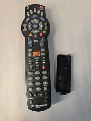 Time Warner Cable Remote Control 1056B01 Black TV DVR AUX tested