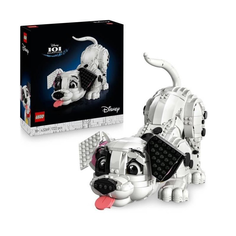 LEGO Disney 43269 Chiot 101 Dalmatiens, idée cadeau idéale pour adulte fan de Disney