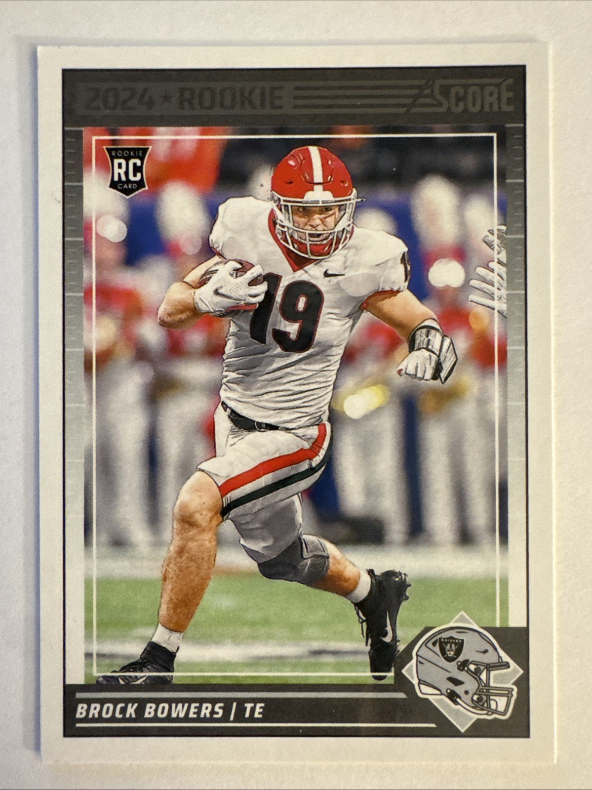 2024 Score Brock Bowers RC #310 Las Vegas Raiders