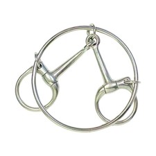 Horse Snaffle Bit Loose Ring Training Equipment Easy to Control Professional