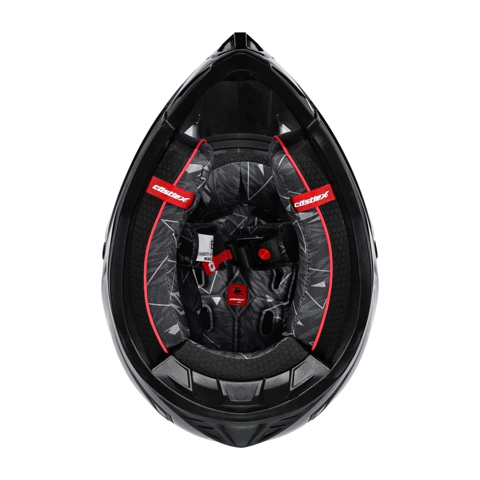 CASCO CASTLE X CX101 CARBON ASCENT MX - NEGRO / CARBÓN - XL - NUEVO Foto 4 de 4