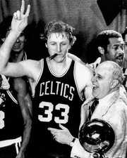 Boston Celtics LARRY BIRD and RED AUERBACH - 8