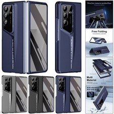 For Samsung Galaxy Z Fold 7 6 5 4 5G Heavy Duty Case Tempered Glass Front Cover
