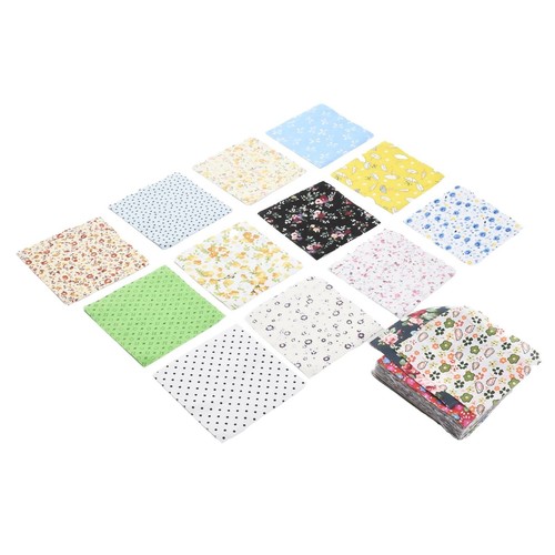 100 Stück Stoffe Baumwolle Baumwollstoff DIY Baumwolltuch Stoffreste Stoffpakete - Bild 11 von 12