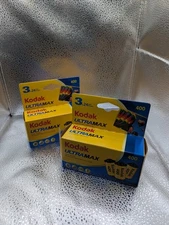 Kodak UltraMax 400 ISO 35mm 24 Exposures Film NIB 5 Rolls Total