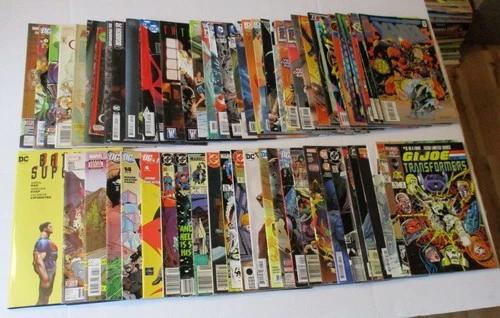 Lot of 60+ Comic Books Marvel DC Indie Vintage Modern X-Men Batman TV Shows