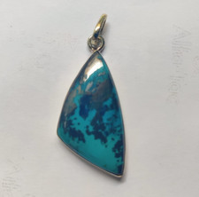 Handmade Vibrant Natural Azurite Malachite Na...