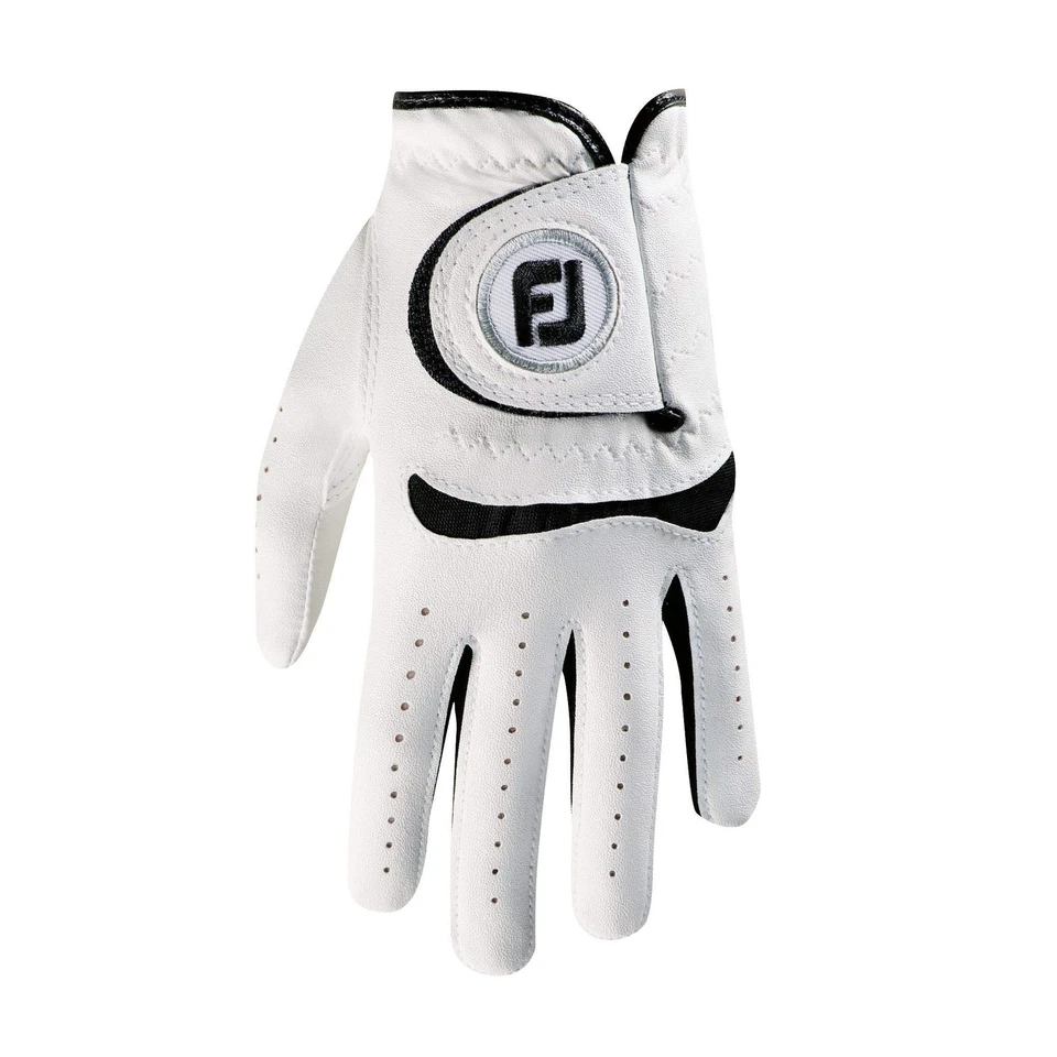 Unisex FJ Junior Golf Gloves White Medium/Large - Изображение 3 из 4