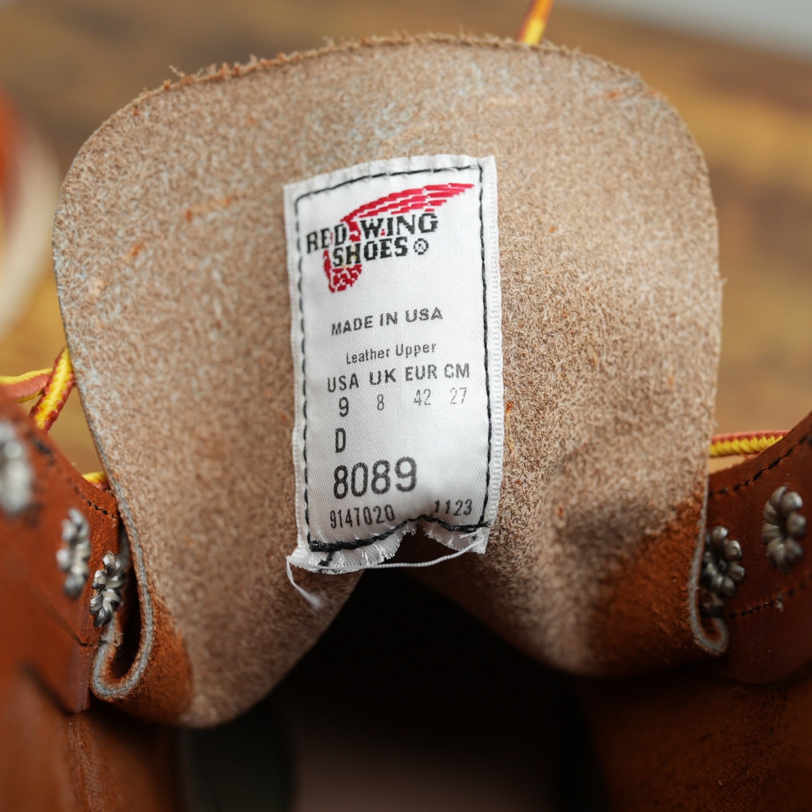 Red Wing Iron Ranger 8089 6" Boots Men Oro Legacy Oiled Leather Traction Tred 9