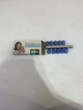 Vintage Box of 10 Sylvania M2B Blue Dot Flashbulbs